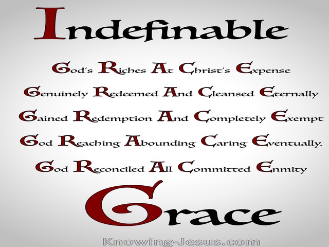 Indefinable Grace (devotional)12-30   (gray)